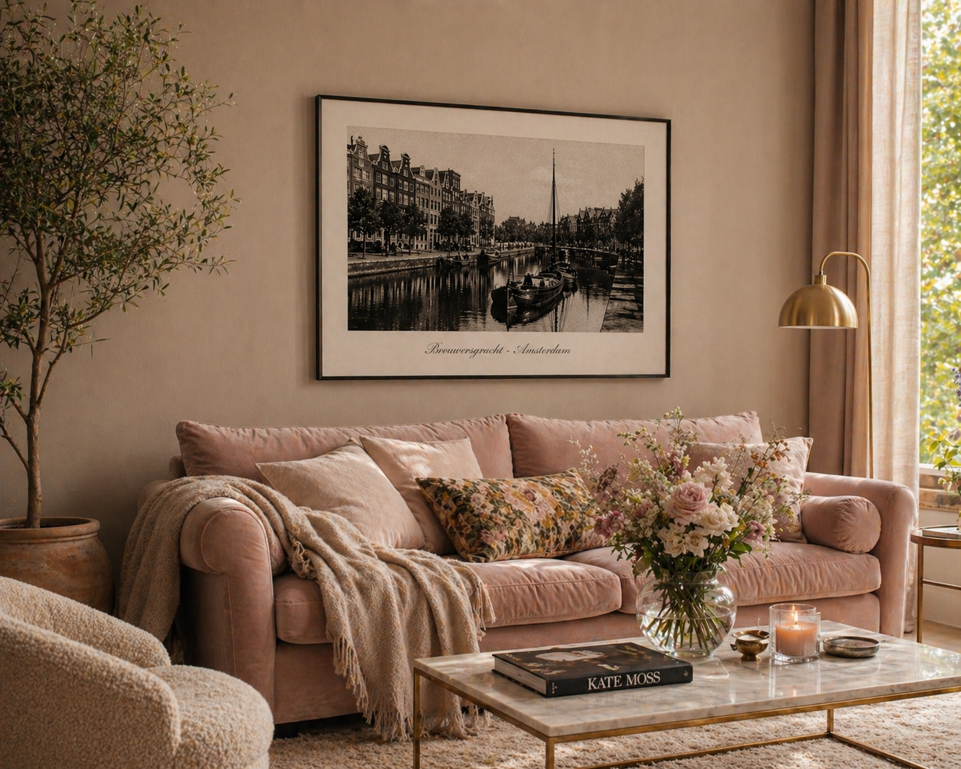 Brouwersgracht-woonkamer